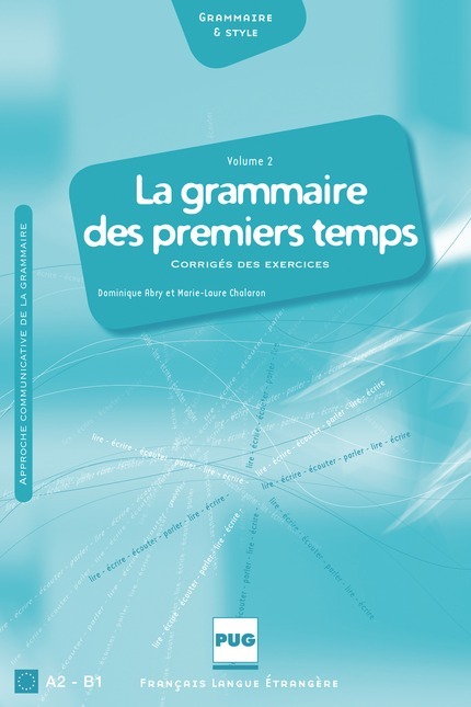  La grammaire des premiers temps 2 A2B1