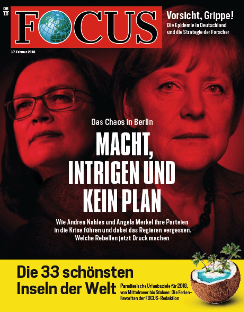 Focus Nachrichtenmagazin Nr.08.17.02.2018
