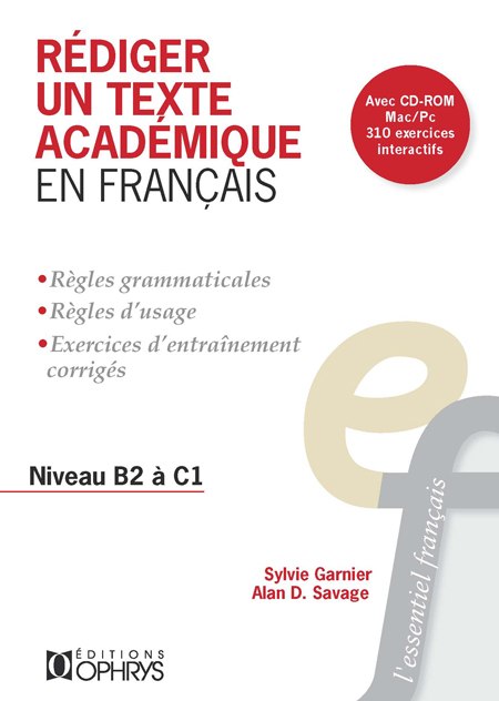 Rédiger un texte académique en français Niveau B2 à C1