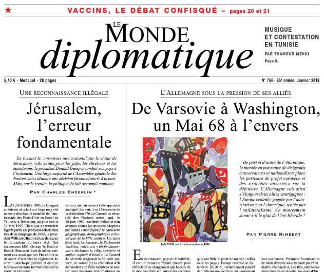 Le Monde Diplomatique 2018 01