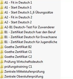 Goethe Zertifikat Modellsätze A1-C2